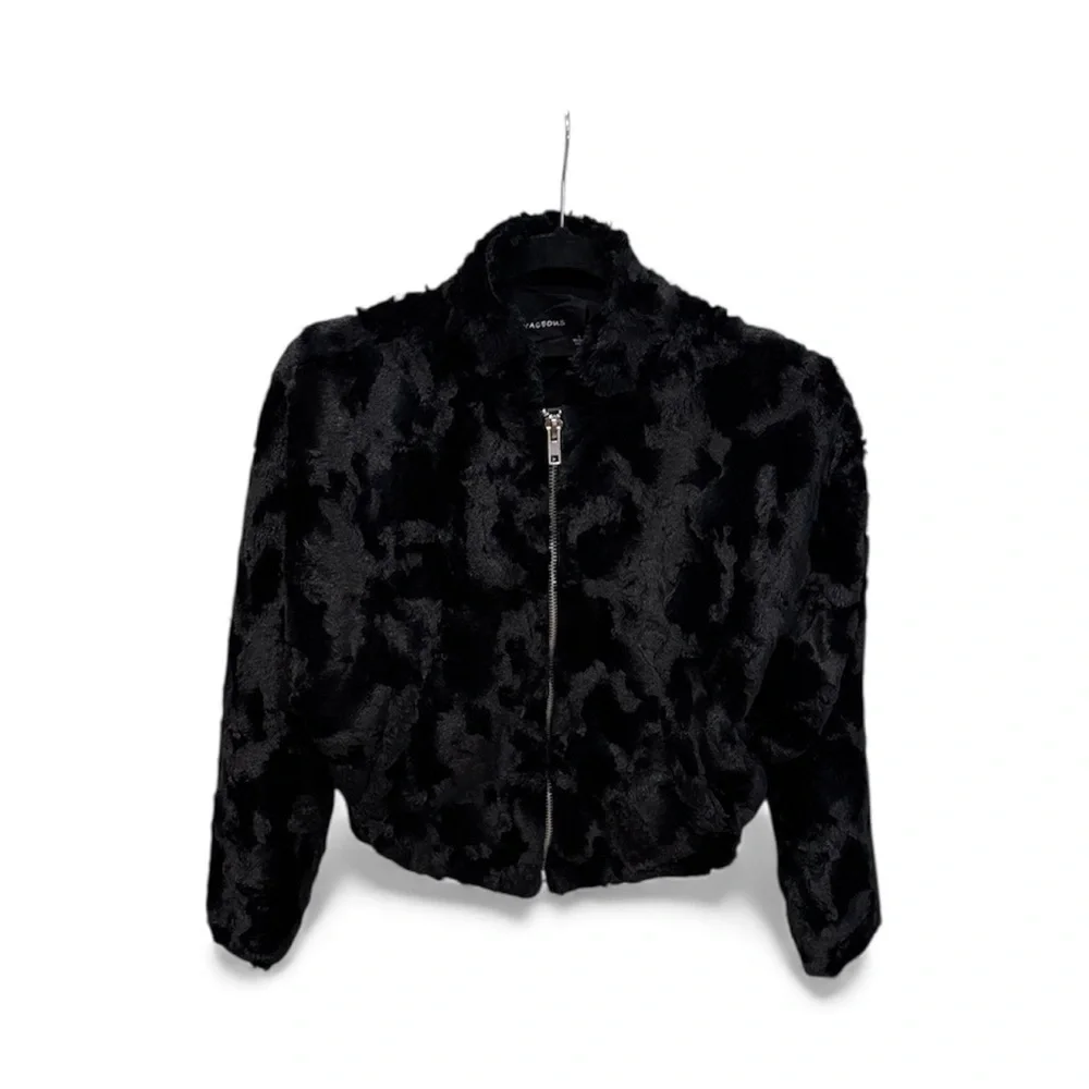 Olivaceous Black Teddy Jacket